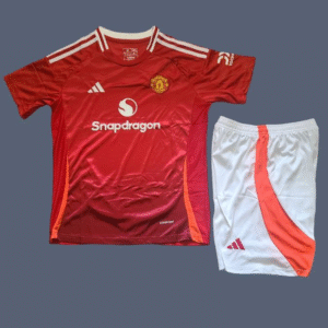 Kids adidas Manchester United 2024/25 home kit