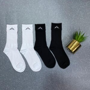pair of MJ mid-calf antibacterial sports socks
