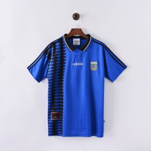 Adidas Argentina 1994 Away Jersey in blue and black