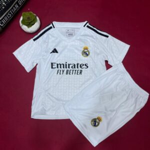 Kids Real Madrid 2024-2025 home jersey